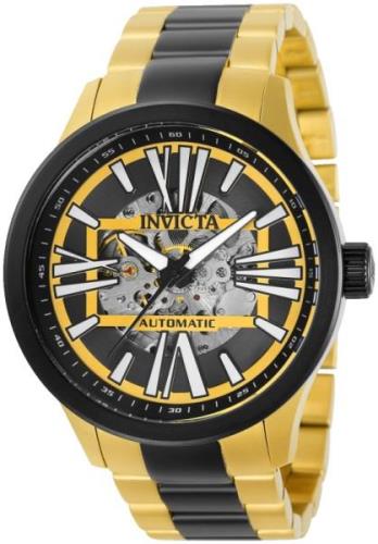 Invicta 99999 Herreklokke 32741 Sort/Gulltonet stål Ø48 mm