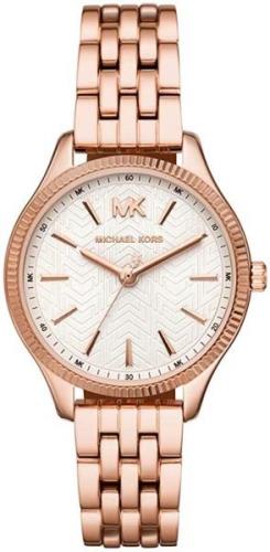 Michael Kors 99999 Dameklokke MK6641 Hvit/Rose-gulltonet stål Ø36 mm