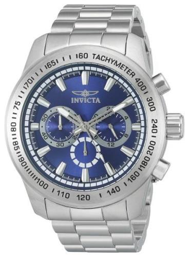 Invicta Speedway Herreklokke 21795 Blå/Stål Ø48 mm