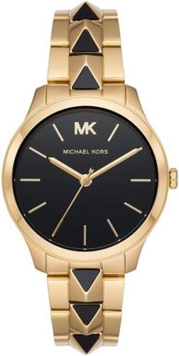 Michael Kors 99999 Dameklokke MK6669 Sort/Gulltonet stål Ø38 mm