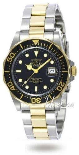 Invicta Pro Diver Herreklokke 9309 Sort/Gulltonet stål Ø40 mm