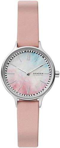 Skagen Anita Dameklokke SKW2976 Blå/Lær Ø30 mm