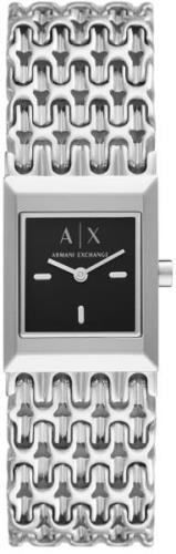 Armani Exchange Sarena Dameklokke AX5908 Sort/Stål Ø22 mm