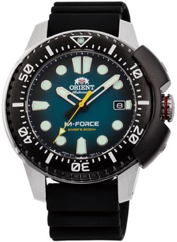 Orient M-Force Herreklokke RA-AC0L04L Blå/Gummi Ø47 mm