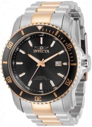 Invicta 99999 Herreklokke 30559 Sort/Rose-gulltonet stål Ø48.8 mm