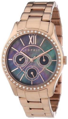 Esprit Sport Dameklokke ES107782003 Grå/Rose-gulltonet stål Ø36 mm