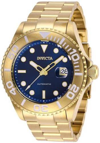 Invicta Pro Diver Herreklokke 27307 Blå/Gulltonet stål Ø47 mm