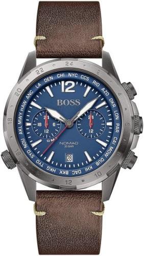 Hugo Boss 99999 Herreklokke 1513773 Blå/Lær Ø44 mm