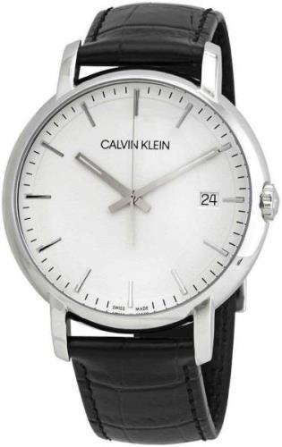 Calvin Klein 99999 Herreklokke K9H211C6 Sølvfarget/Lær Ø42 mm