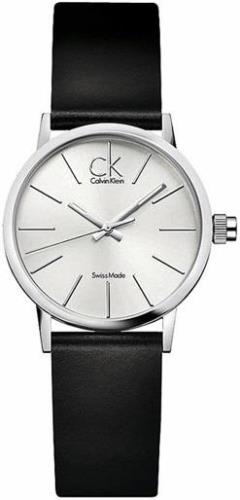 Calvin Klein Minimal Herreklokke K7622185 Sølvfarget/Lær Ø29 mm