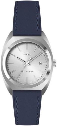 Timex Milano XL Herreklokke TW2U15900D7 Sølvfarget/Lær Ø38 mm