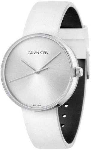 Calvin Klein Dameklokke KBL231L6 Sølvfarget/Lær Ø38 mm
