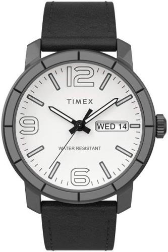 Timex 99999 Herreklokke TW2U30400 Hvit/Lær Ø44 mm