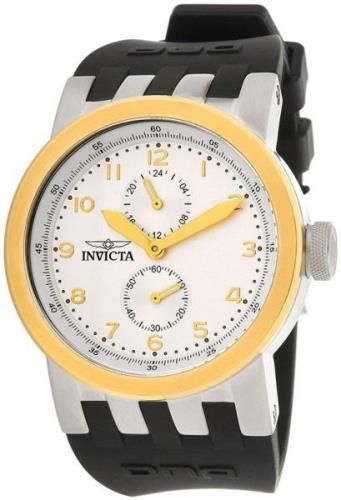 Invicta Dna Herreklokke 31783 Sølvfarget/Gummi Ø46 mm