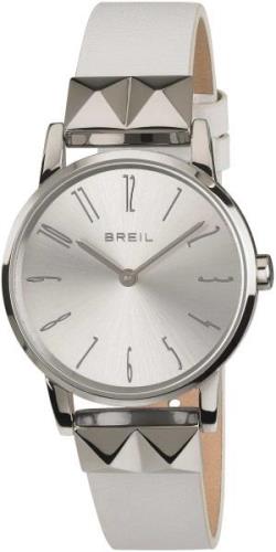 Breil 99999 Dameklokke TW1711 Sølvfarget/Lær Ø32 mm