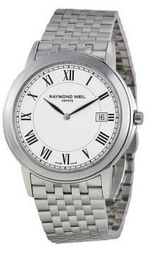 Raymond Weil Tradition Herreklokke 5466-ST-00300 Hvit/Stål Ø39 mm