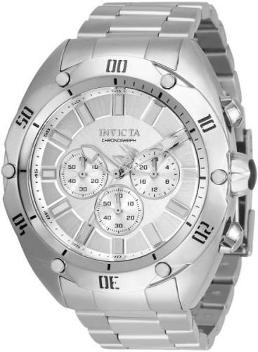 Invicta 99999 Herreklokke 33749 Sølvfarget/Stål Ø50 mm