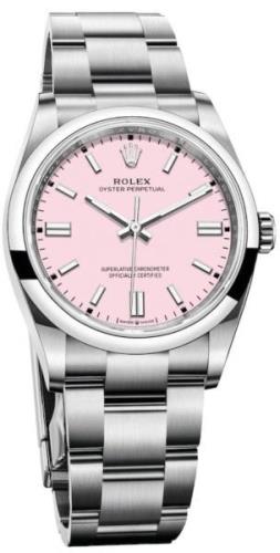 Rolex Oyster Perpetual 36 Herreklokke 126000-0008 Rosa/18 karat hvitt