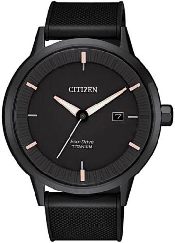 Citizen Titanium Herreklokke BM7425-11H Sort/Gummi Ø41 mm