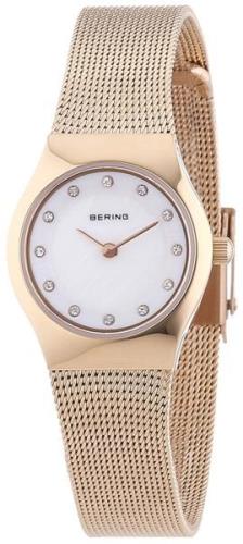 Bering Classic Dameklokke 11923-366 Hvit/Rose-gulltonet stål Ø23 mm