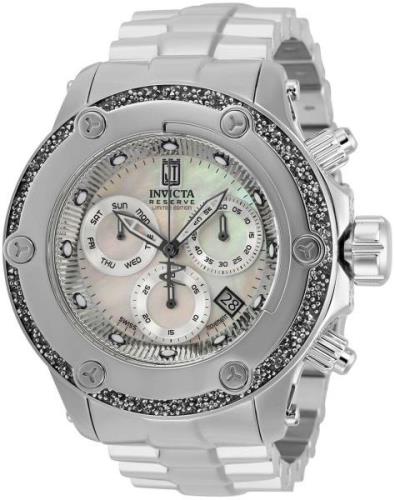 Invicta Jason Taylor Herreklokke 34276 Hvit/Stål Ø52 mm