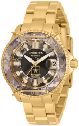 Invicta 99999 Dameklokke 31857 Flerfarget/Gulltonet stål Ø38 mm