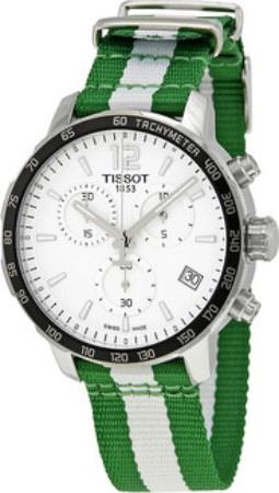 Tissot Quickster Herreklokke T095.417.17.037.17 Hvit/Stål Ø42 mm