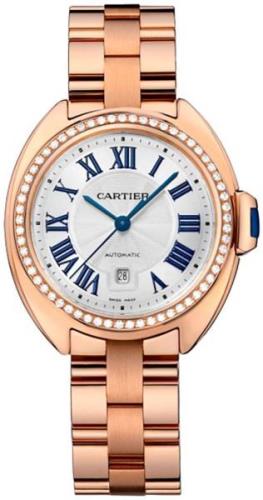 Cartier Cle De Cartier Dameklokke WJCL0046 Sølvfarget/18 karat rosé