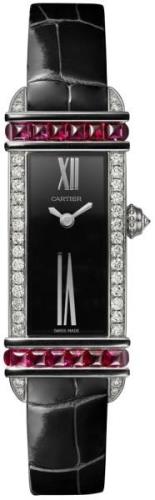 Cartier Libre Dameklokke WJLI0014 Sort/Lær