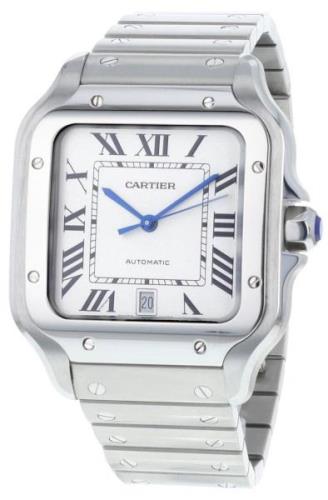 Cartier Santos De Cartier Herreklokke WSSA0009 Hvit/Stål