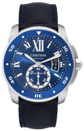 Cartier Calibre de Cartier Herreklokke WSCA0010 Blå/Gummi Ø42 mm