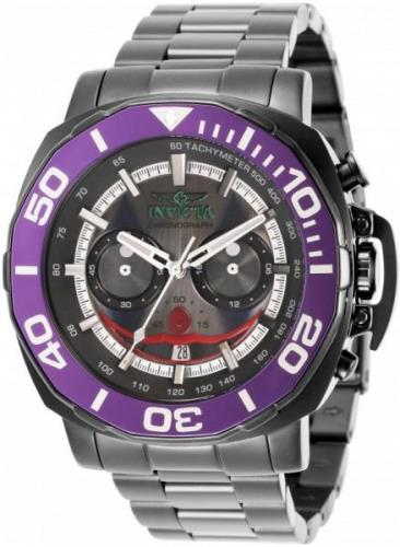 Invicta Dc Comics Herreklokke 35073 Grå/Stål Ø48 mm