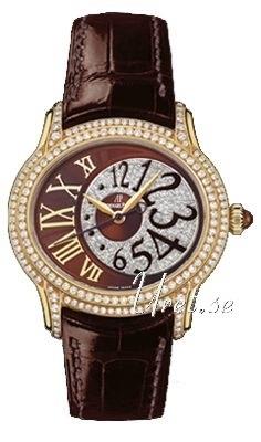 Audemars Piguet Millenary Dameklokke 77302BA.ZZ.D094CR.01 Brun/Lær