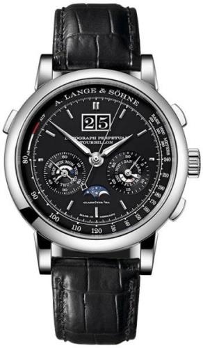 A. Lange & Söhne Saxonia Herreklokke 740.036 Sort/Lær Ø42 mm