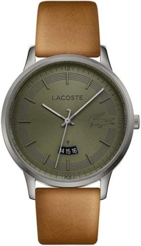 Lacoste 99999 Herreklokke 2011035 Grønn/Lær Ø41 mm