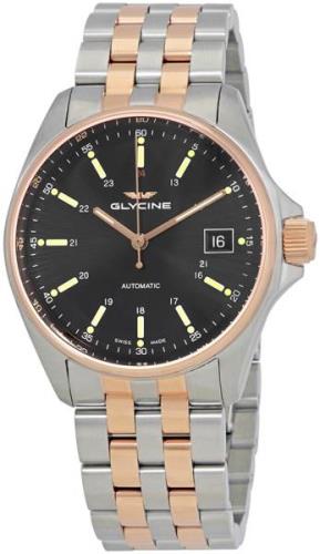 Glycine Combat GL0107 Sort/Rose-gulltonet stål Ø36 mm