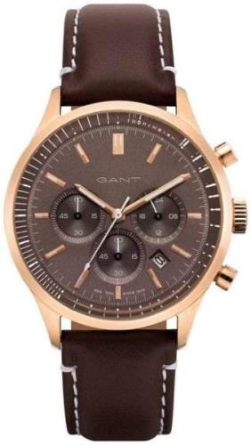 Gant 99999 Herreklokke GT080001 Brun/Lær Ø42 mm