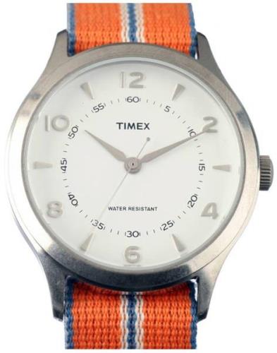Timex 99999 Herreklokke TW2T97000LG Hvit/Tekstil Ø35 mm