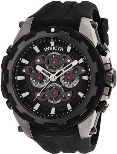 Invicta Specialty Herreklokke 34219 Sort/Gummi Ø50 mm