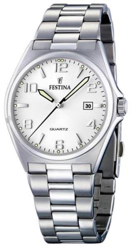 Festina Herreklokke F16374-5 Hvit/Stål Ø40 mm