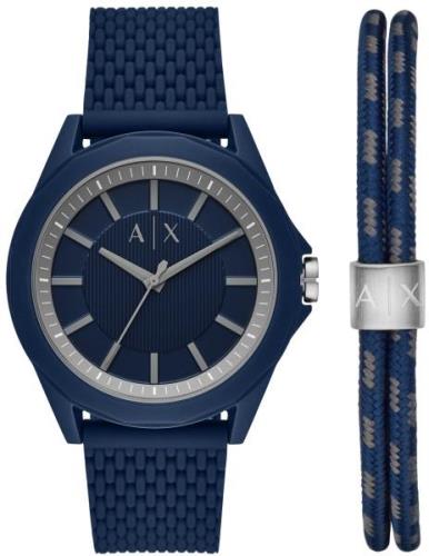 Armani Exchange Drexler Herreklokke AX7118 Blå/Gummi Ø44 mm