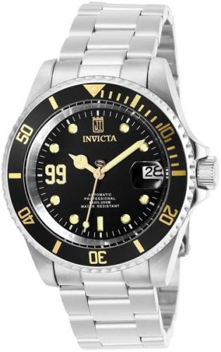 Invicta Jason Taylor Herreklokke 30198 Sort/Stål Ø40 mm