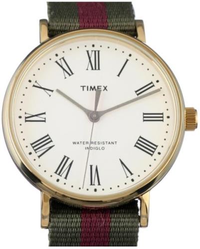 Timex 99999 Herreklokke TW2T98600LG Hvit/Tekstil Ø37 mm