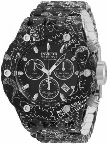 Invicta Herreklokke 34664 Sort/Stål Ø52 mm