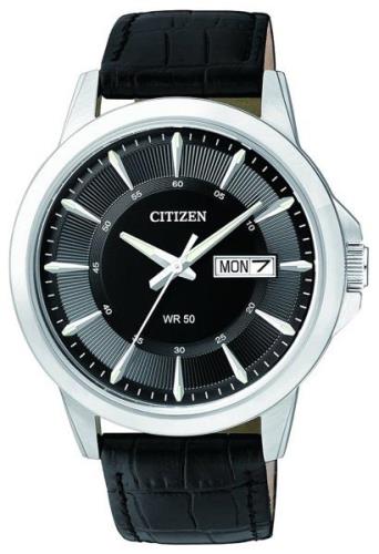 Citizen Leather Herreklokke BF2011-01E Sort/Lær Ø41 mm