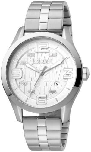 Just Cavalli 99999 Herreklokke JC1G108M0055 Sølvfarget/Stål Ø42 mm