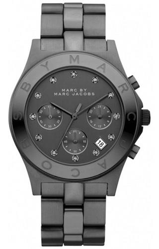 Marc by Marc Jacobs Blade Dameklokke MBM3103 Sort/Stål Ø40 mm