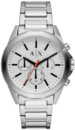 Armani Exchange 99999 Herreklokke AX2624 Hvit/Stål Ø44 mm