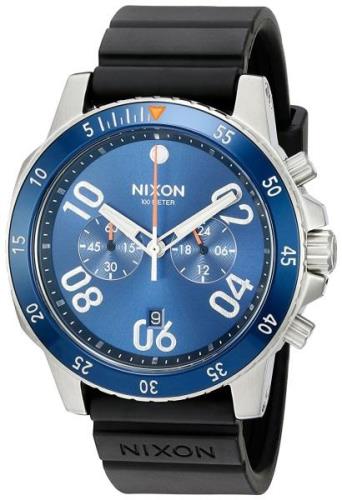 Nixon 99999 Herreklokke A9581258-00 Blå/Gummi Ø44 mm