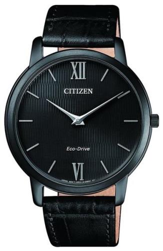 Citizen Eco Drive 180 Herreklokke AR1135-10E Sort/Lær Ø39 mm